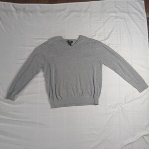 Calvin Klein Men's Gray V-Neck Sweater